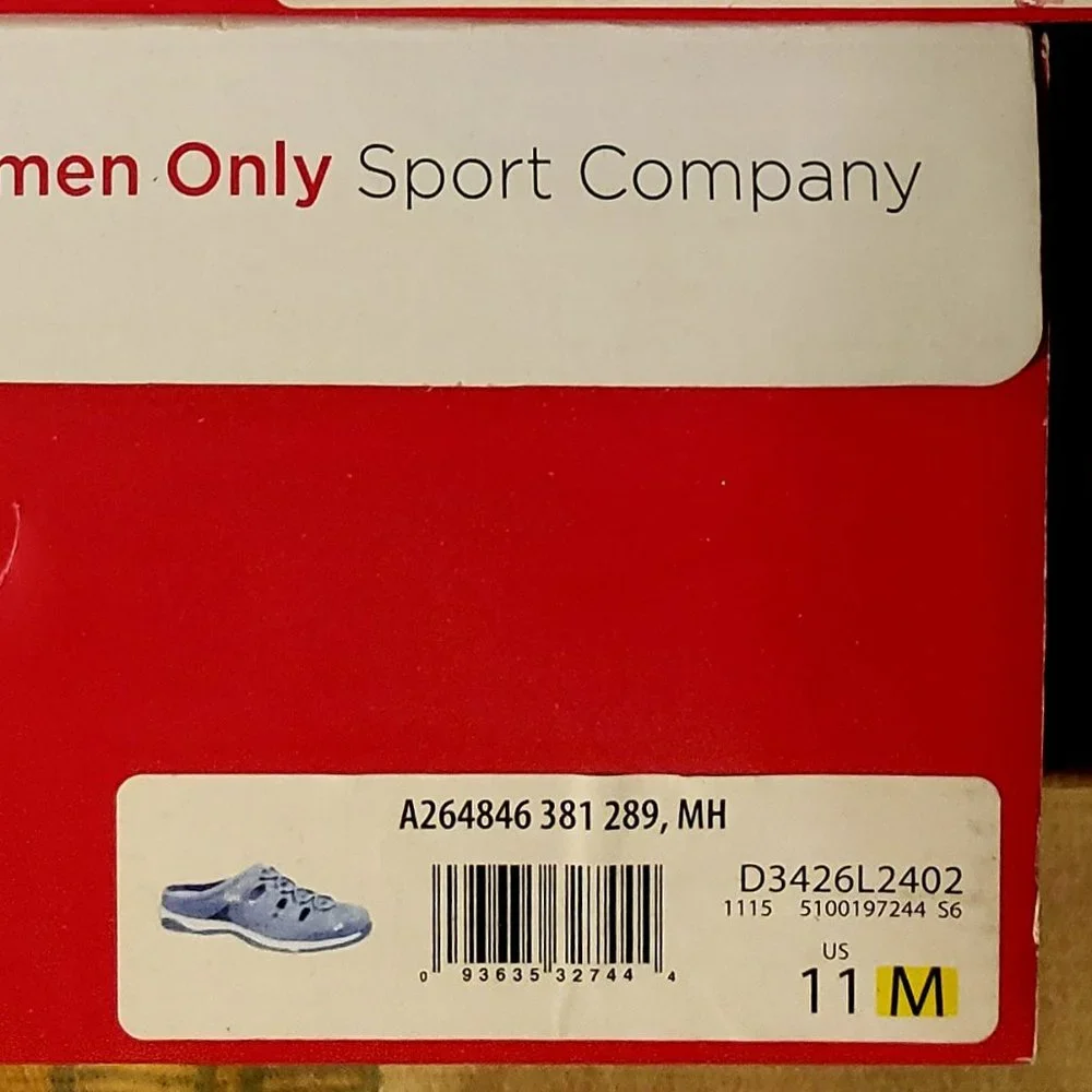 RYKA Tensile Women's Light Blue Leather Slip-On Mule 11M - Picture 2 of 9